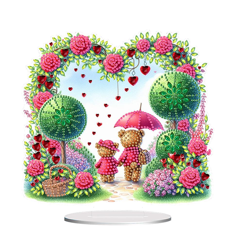 Акриловые 2D Плоские DIY Наборы для алмазной живописи для украшения стола 5D DIY Алмазная живопись Украшения для стола Декор для стола в спальне