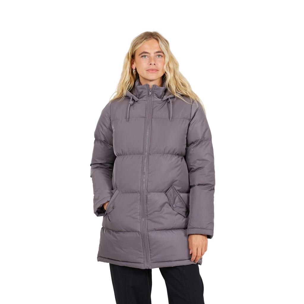Brave Soul Womens/Ladies Padded Long Length Hooded Jacket