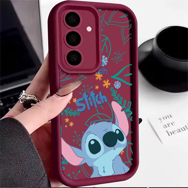 Чехол Stitch Anime S26 Ultra для Samsung Galaxy S26 S25 S24 S22 S23 Ultra S21 Plus S20 S25 FE Защита камеры Мягкий чехол