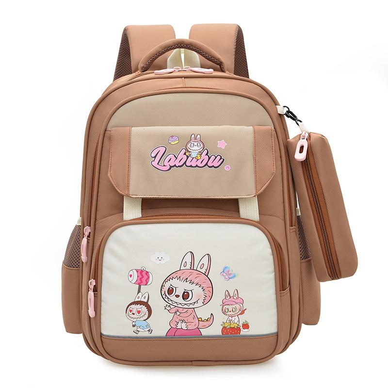 Школьный рюкзак, школьный рюкзак для девочек, новые модели для учеников начальной школы, легкий рюкзак большой вместимости, мужской рюкзак для снижения нагрузки на позвоночник