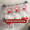 Держатель для полотенец Space Aluminum No Drilling Organizers для полотенец в ванной Самоклеящаяся вешалка для полотенец Полки для ванной Вешалка для полотенец для рук