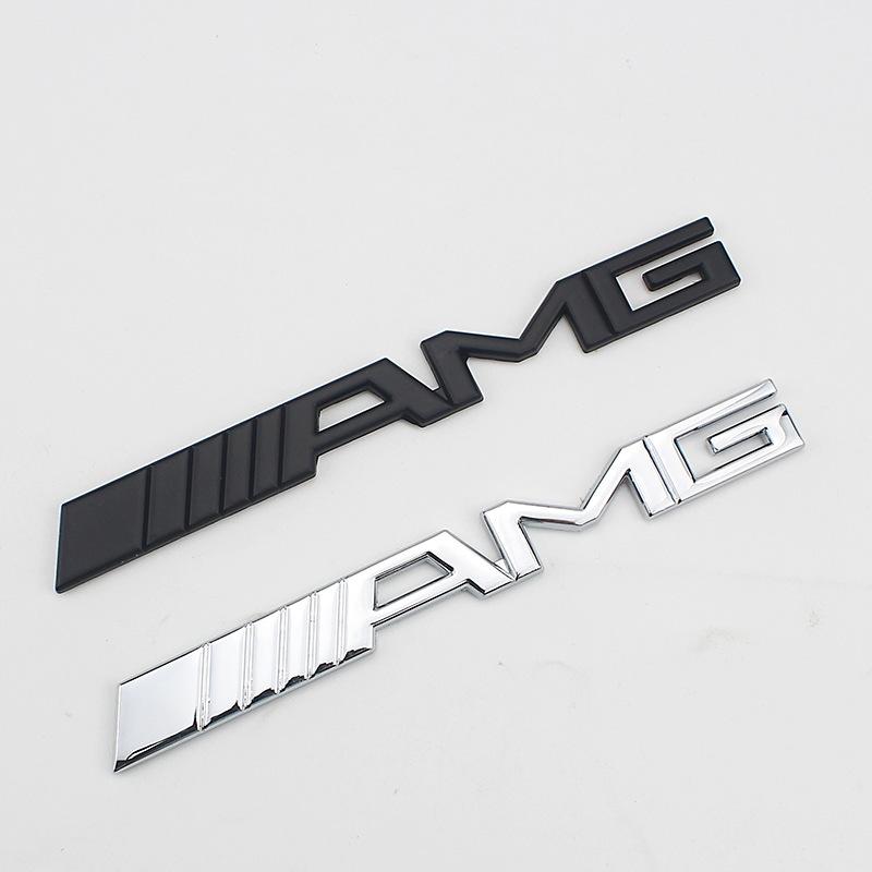 3D Металлический Логотип Эмблема Буквы AMG Значок на Багажник Автомобиля Для Mercedes Benz W204 W205 W176 W177 W212 W213 Наклейка Аксессуары AMG