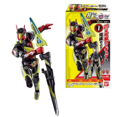 Shodo Kamen Rider Zero One AI 09 Конфета и жевательная резинка Райдер Зеро (12 шт.) (Камень Один)