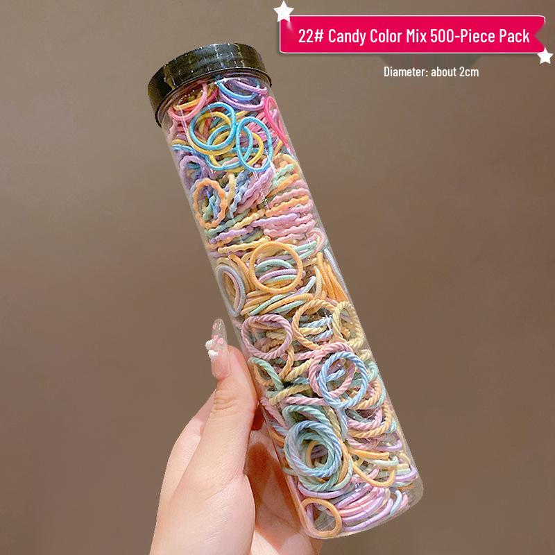 Не повреждающие эластичные резинки для волос: Идеально для детских хвостиков и конфетно-цветных причесок маленькой девочки.