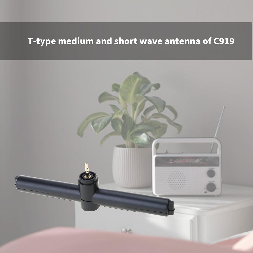 Радиоантенна для радио HRD-C919 Т-образная антенна Средневолновая антенна MW антенна с разъемом 3,5 мм