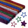 200 Pieces Pipe Cleaners, 10 Colours Gold Onion Twist Sticks for DIY Crafts Decoration Creative School Projects