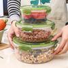 3 Pieces Outdoor Picnic Box Food Storage Container for Office Kitchen