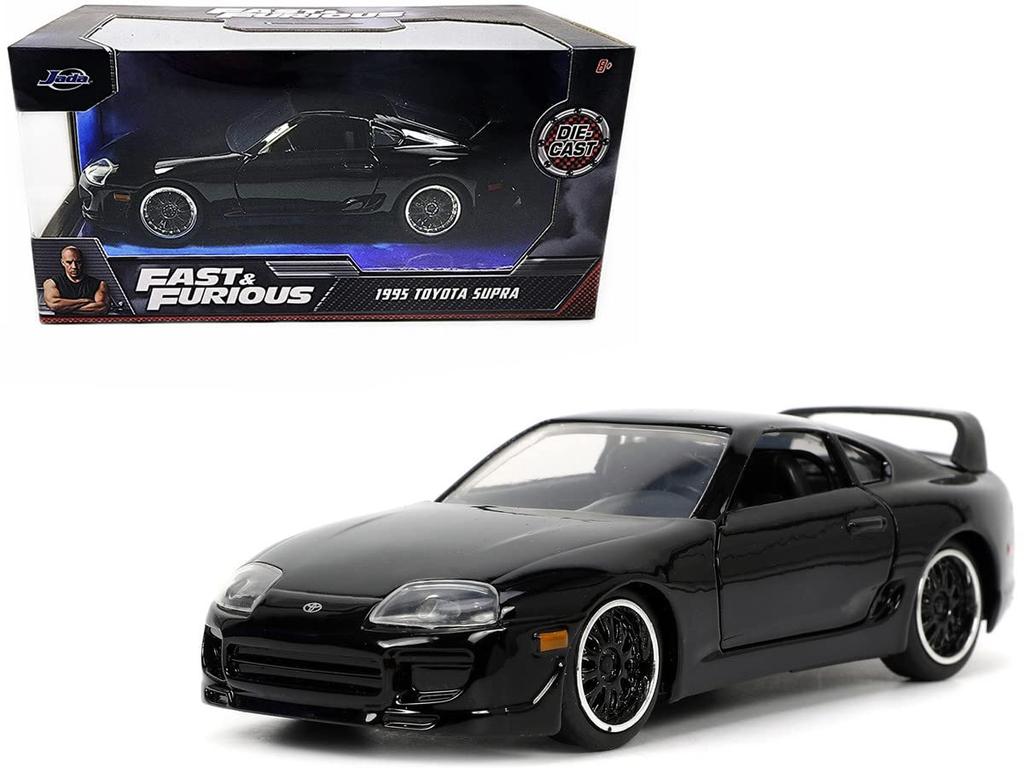JADA TOYS 1/32 Scale Fast & Furious Supra 1995 Black F&F Supra 33381 [Parallel Import]