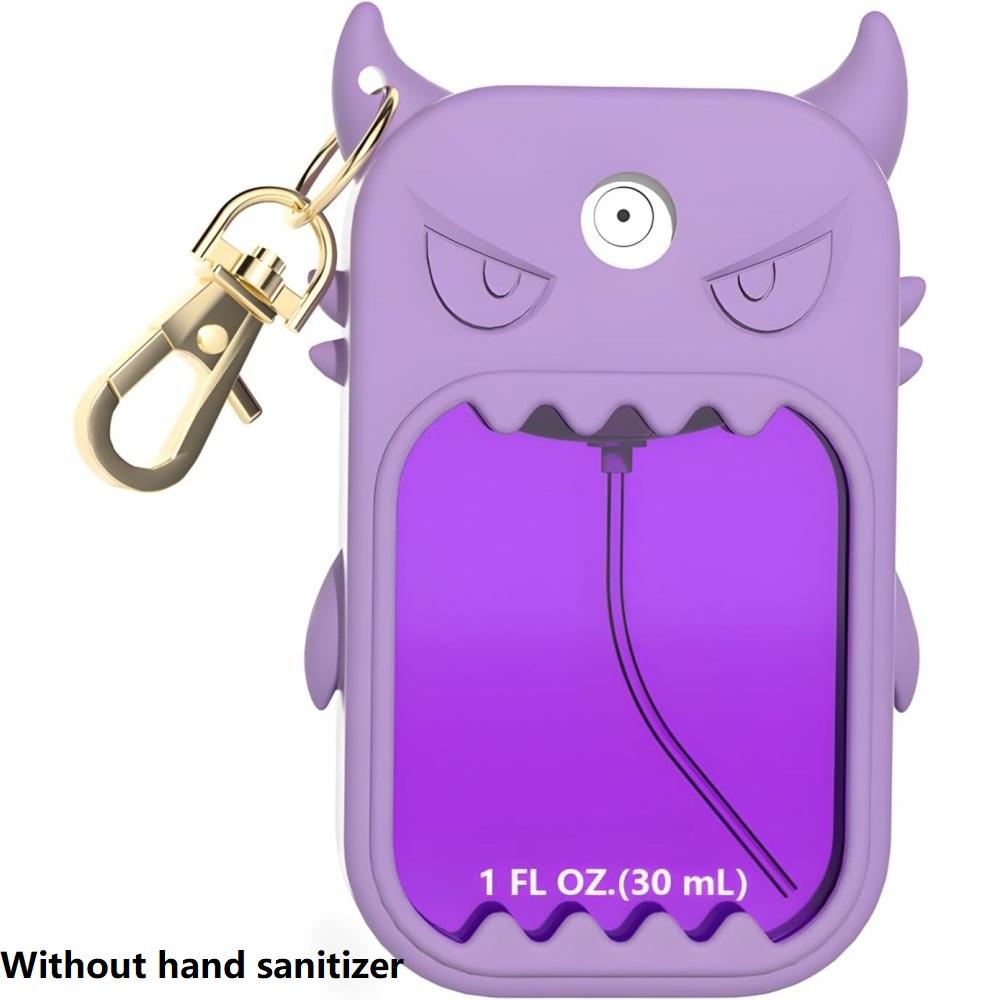Silicone Case for Touchland Hand Sanitizer Spray 30ML , Hand Sanitizer Case Holder with Keychain, Protective Cover Accessories
