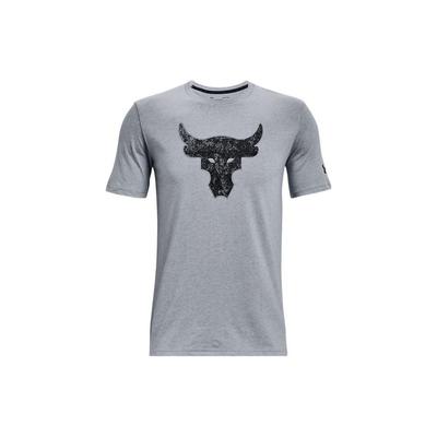 Футболка Project Rock Bull с круглым вырезом и короткими рукавами, мужские топы, серая 1371214-035