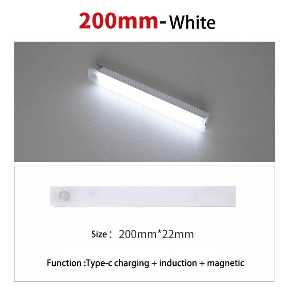 Backlight Motion Sensor Light Wireless Detector Light Rechargeable Closet Night Lamp  Bedroom