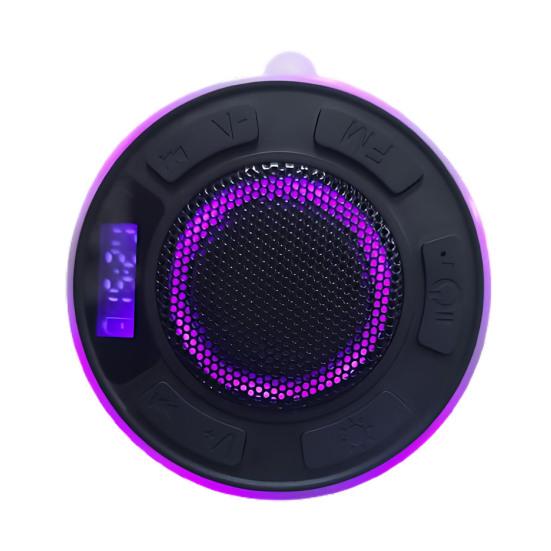 Водонепроницаемая душевая колонка IPX7 с RGB-подсветкой, съемной присоской, стереозвуком и поддержкой Bluetooth. Беспроводная колонка для ванной комнаты.