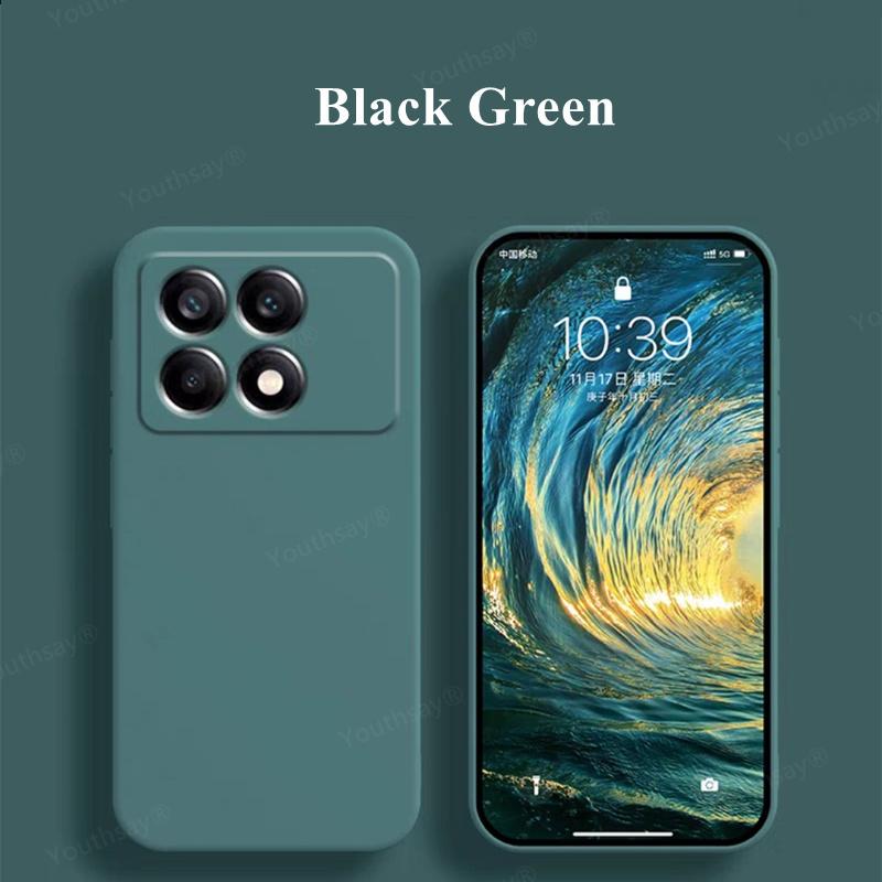 Для Poco F6 Pro Чехол Для Xiaomi Poco F6 F5 Pro Чехол Fundas Coque Оригинальный жидкий силикон Мягкий TPU Телефон Бампер Poco F6 Pro