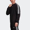 Adidas Толстовка с круглым вырезом Originals Radkin с вышитым маленьким трилистником, мужская, черная, DU8141