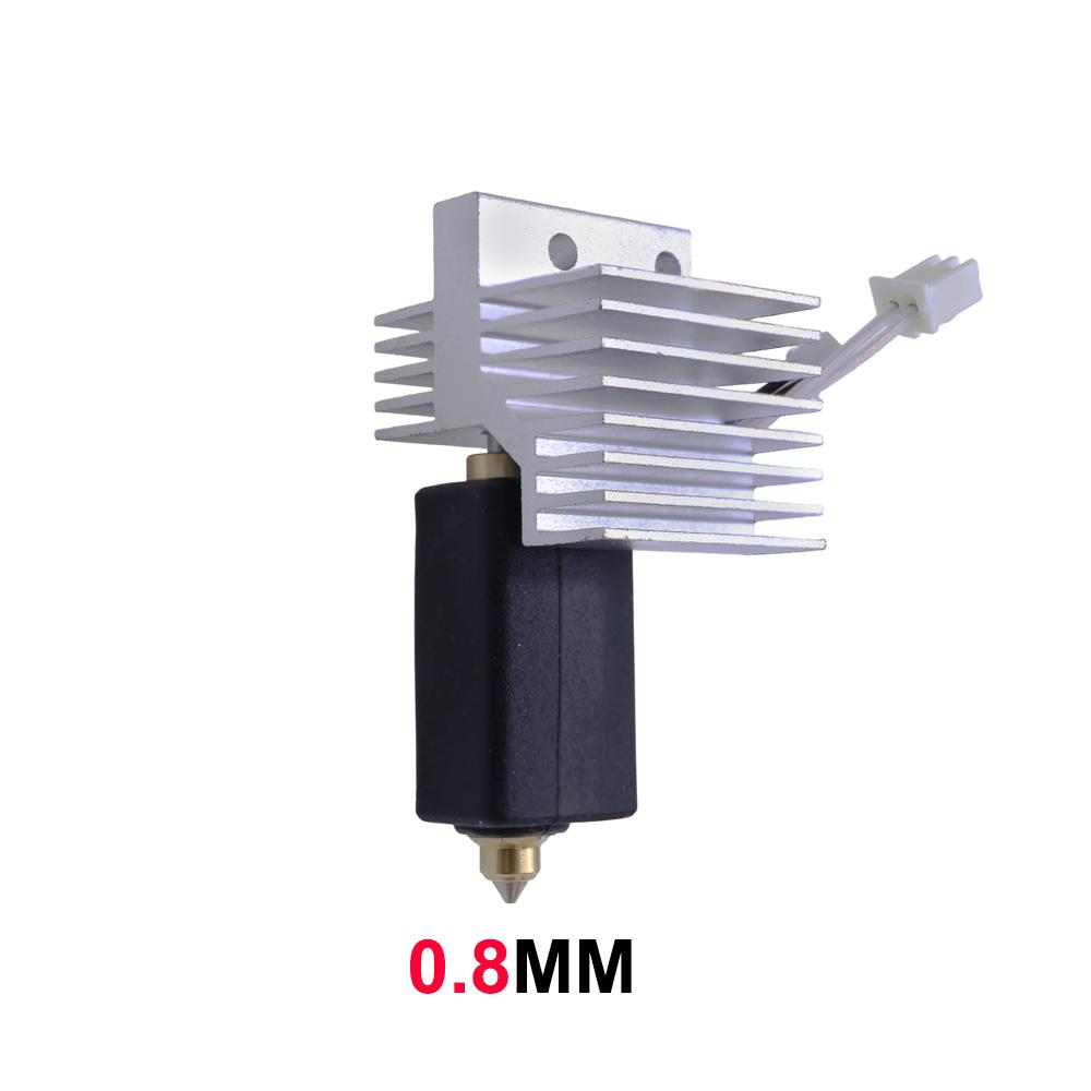 Upgrade Elegoo CC Hotend 0.2/0.4/0.6/0.8mm Assembled Extruder Hotend Kit for Elegoo Centauri Carbon Hot End / Centauri Nozzle