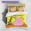 3pcs Barbapapa pattern bedding set duvet cover set includes duvet cover &pillowcases, perfect all season bedroom decoration & gift