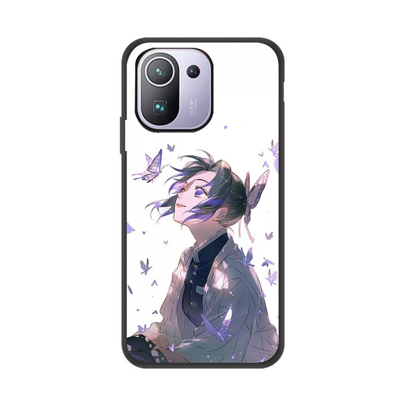 Чехол для телефона Demon Slayer Kochou Shinobu для Xiaomi Redmi 8A 9 K30 Pro 9A Note 8T Note 8 9 Pro TPU Мягкий силиконовый черный чехол