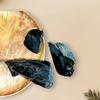 Black Obsidian Raw Medium Stone Rough, Collectible Rocks and Geodes, Rough Natural Black Stone for Craft Home Décor Altar