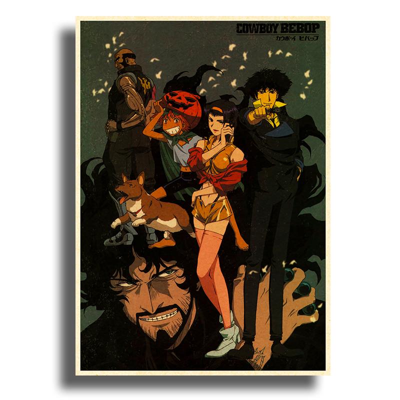 Cowboy Bebop Wall Decor Poster Wall Art Picture Wall Decor Canvas Painting Living Room Home Decoration Print Room Decor