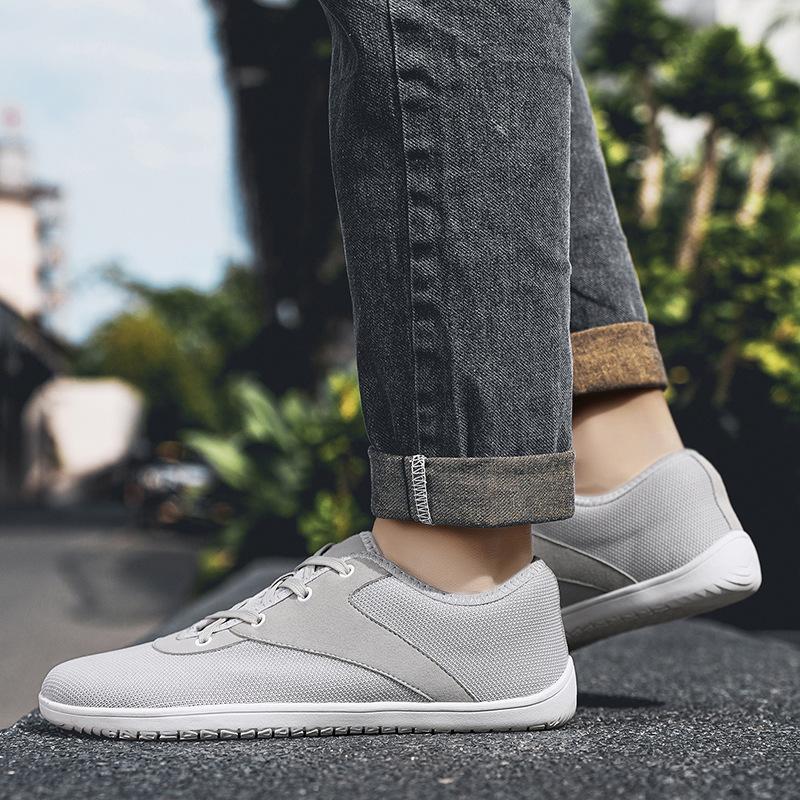 Большие размеры Zero Drop удобные тренировочные минималистичные кроссовки для бега нескользящие балетки с широким босым носком повседневная парусиновая обувь