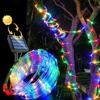 Solar Powered LED String Lights 8 Modes Outdoor Fairy Lights Garden Decoration Camping Tree Flower Garland Wedding Lighting Lamp
