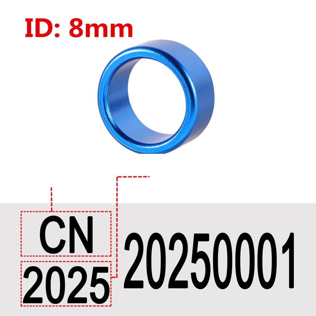 Алюминиевое кольцо для голубиной лапки с настраиваемым внутренним диаметром 8 мм/10 мм. Печать «Код страны + Год + Серийный номер». Кольцо для лапки птицы 30 шт.