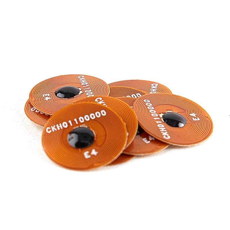 5 шт., 10 мм, FPC-метка, RFID-метка для управления активами, микроконтроллер доступа, чип Mefare 1K