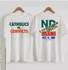 Католики против заключенных 1988 Футболка Топы футболки Мужские Женские