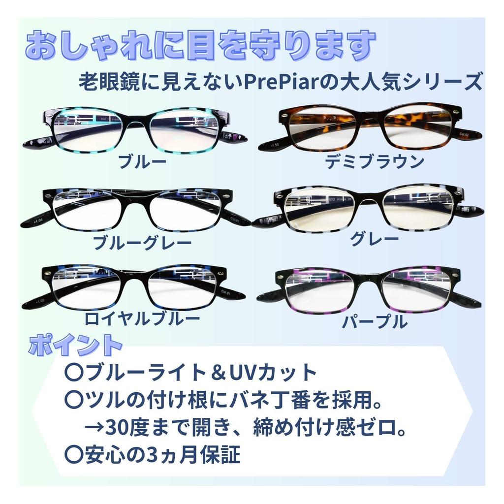 Очки для чтения Blue Light Cut Grey Гарантия 3 месяца Очки для пожилых людей Компактные стильные очки [PrePiar] 1.0 Мужские Женские