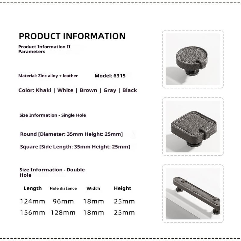 Ручки и ручки для обувного шкафа из цинкового сплава с кожаной ручкой, кухонные ручки для дверей шкафа, ручки для ящиков, мебельная фурнитура