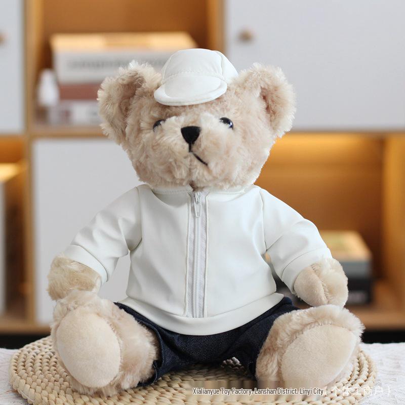 Логотип-эмблема Mercedes Little Bear для автомобиля с принтом плюшевого мишки - Подарочная кукла из автосалона Zeekr 4S