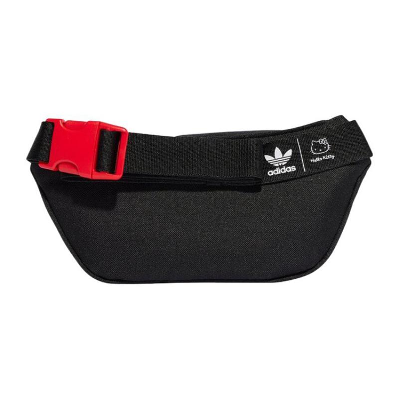 adidas Оригинальная полиэстеровая поясная сумка обычная унисекс черная Adidas II3358