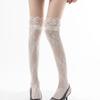 Elegant Anime Knees High Socks With Lace Trim Breathable Nylon Socks Costume Accessory For Cosplay And Daily Wear