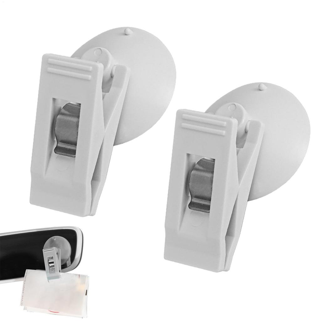 Присоска для окна - Многоразовый держатель для карточек на присоске, Съемный зажим на присоске | Многоцелевая присоска