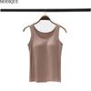MODIQUE женская повседневная майка с подкладкой для груди без косточек жилет женская подтяжка майка основа большой размер майка нижнее белье