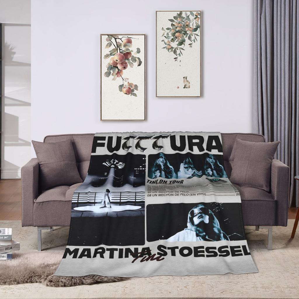 TINI STOESSEL Futtura Tour Blanket Super Soft Print Plush Bedding Throws For Home Decor Camping Flannel Bedspread Bed Cover