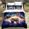 KOF Anime Art Print Bedding Set For Bedroom Soft Modern Bedspreads Comefortable Kids Duvet Cover Quilt Cover And Pillowcase