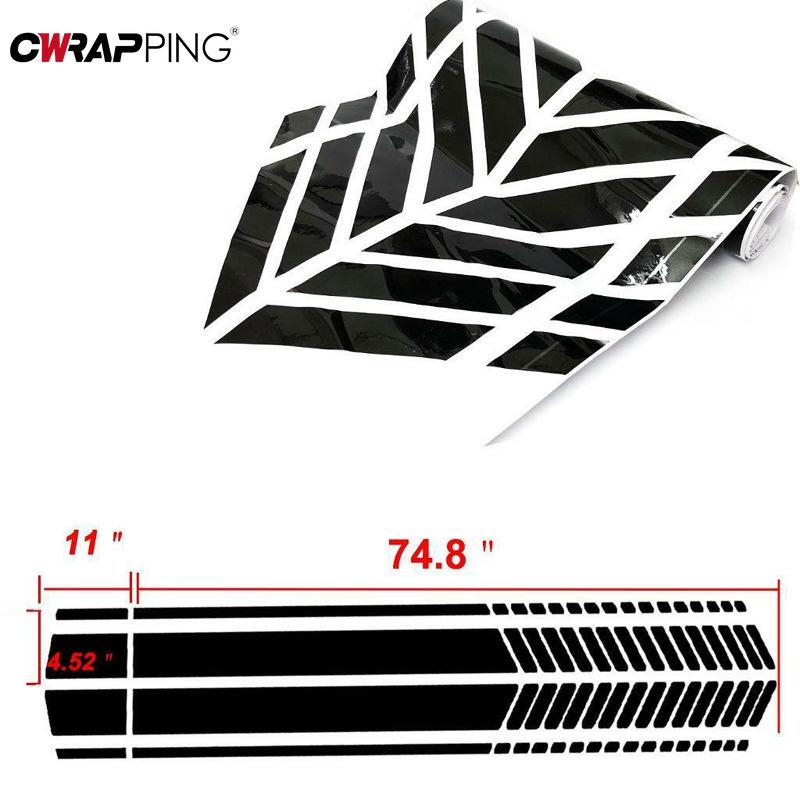 Наклейки для украшения боковых дверей автомобиля, водонепроницаемая виниловая гоночная длинная полоса, наклейка на дверь, наклейка на кузов, лента для аксессуаров для тюнинга автомобиля