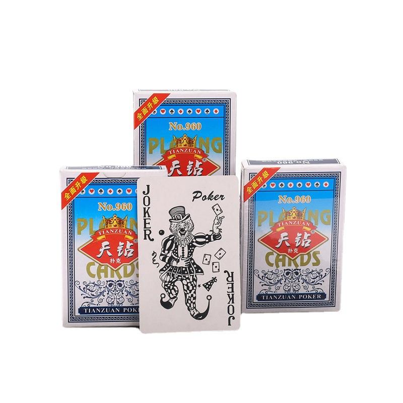 1PC Poker Casual Entertainment Thickened Cardboard Thickened Chess and Card Room Club Cardboard