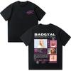 Футболки Bad Gyal Рэпер Bad Gyal Женская футболка Хлопок Высокого качества Женская одежда Поп Мужские футболки Повседневная Y2K Уличная одежда