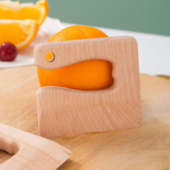 Детский деревянный нож, безопасный для детей, овощерезка, обучающая игрушка для готовки, ролевые игры, резак