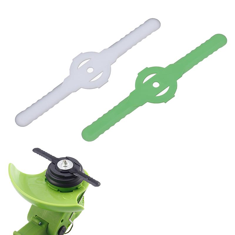 10 шт. сменные лезвия для триммера для травы, садовые инструменты, пластиковые лезвия для электрического беспроводного триммера для травы, опора для триммера