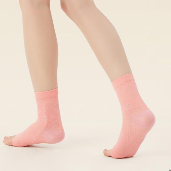 Toeless Ankle Brace Socks Sprained Ankle Compression Sleeve Foot Support for Plantar Fasciitis Achilles Tendonitis