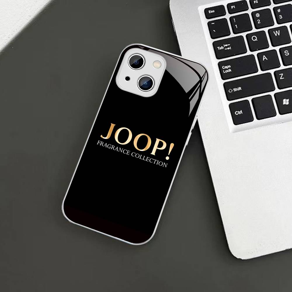 Закаленное стекло с логотипом J-Joops для iPhone 14 13 12 11 Pro Mini XS MAX 14Plus X XS XR Чехол