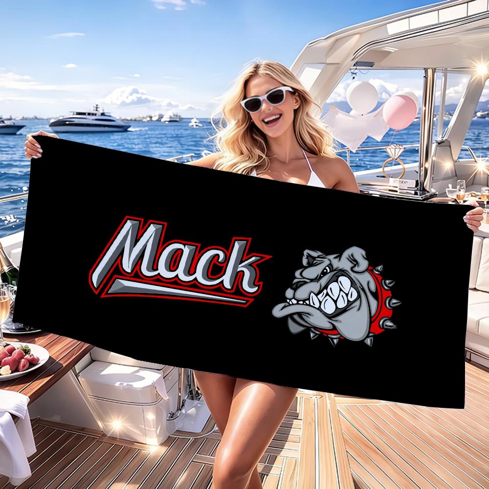 Модная Автомобильная M-Mack T-Грузовики Полотенце Быстросохнущее Впитывающее Пляжное Полотенце для Спорта, Фитнеса, Плавания и Активного Отдыха