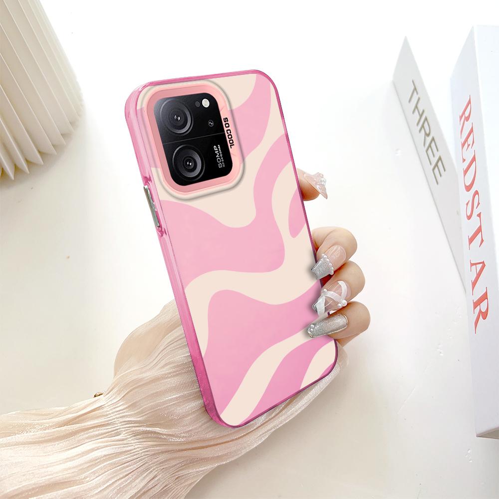 Окрашенный узор, цветной серебристый, двухсторонний, жесткий, противоударный чехол для телефона Xiaomi Redmi Poco