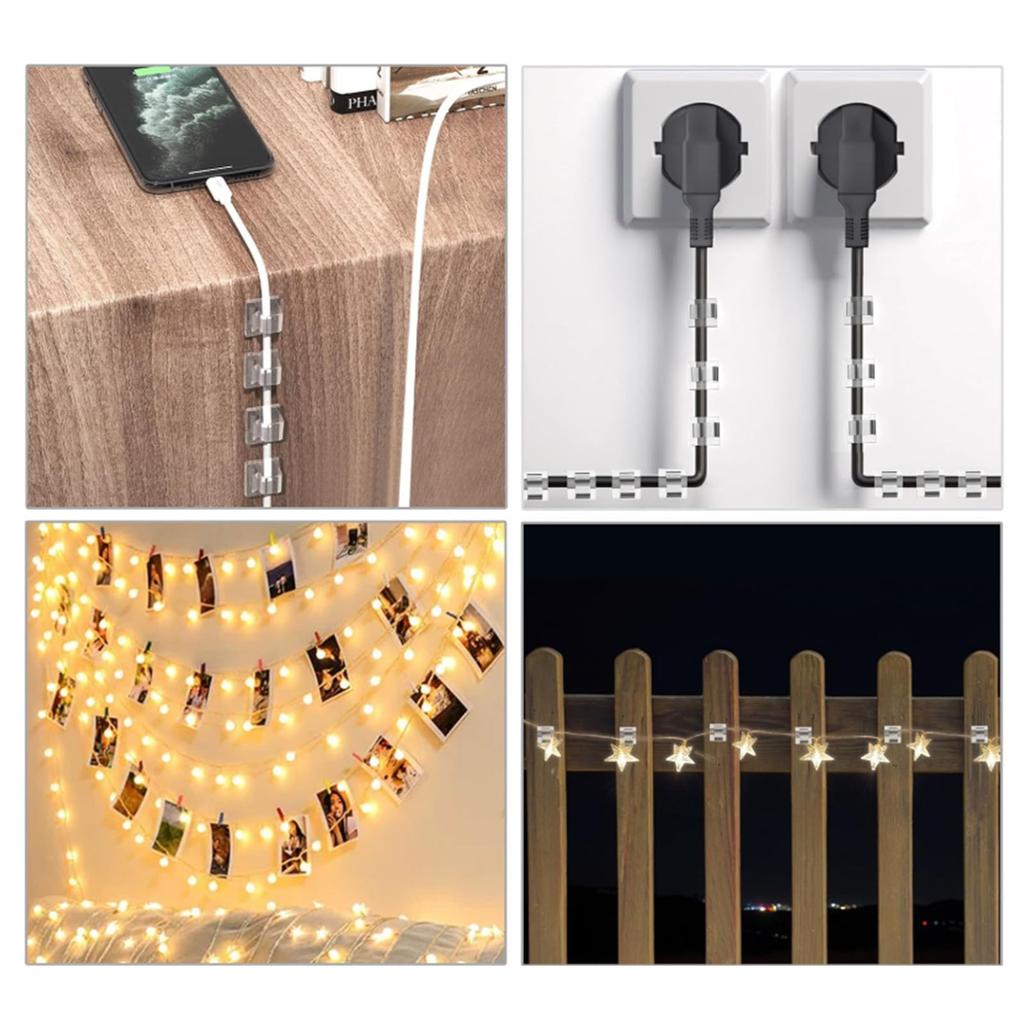 Многоразовый держатель для кабелей с сильным клеем, безопасный для детей органайзер для шнуров для стола, кухни, электроники, аккуратно организует провода