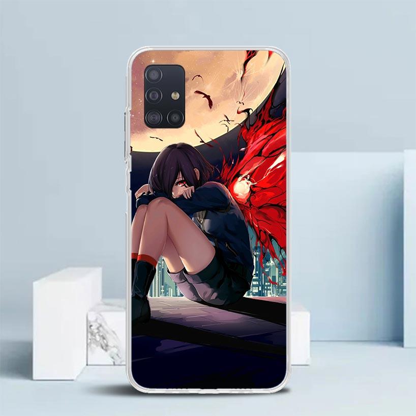 G-Ghoul Токио Тоука Кирисима Мягкий чехол для Samsung Galaxy A12 A22 A32 A52 A72 A02S Чехол для телефона Note 20 Ultra 10 S10 Plus A51 A7