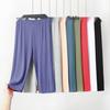 Women's Plus Size Modal 7-Point Leggings - Soft, Loose, Thin Summer Style for 200 Jin/MM