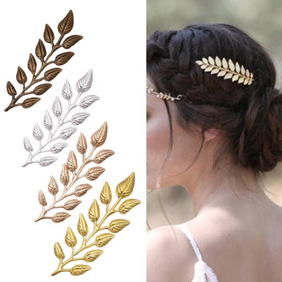 10Pcs Leaf Charm DIY Handmade Craft Golden Color Leaf Copper Charm Sewing Store Supplies